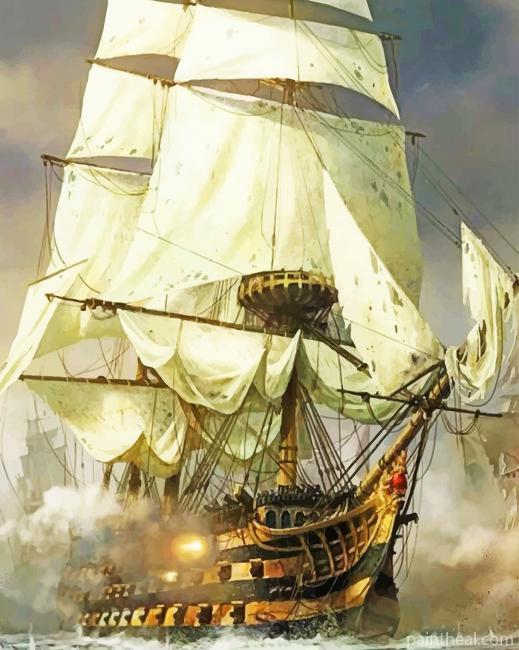 Old Ship Painting By Numbers Kits