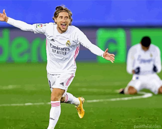 Luka Modric Player Painting By Numbers Kits