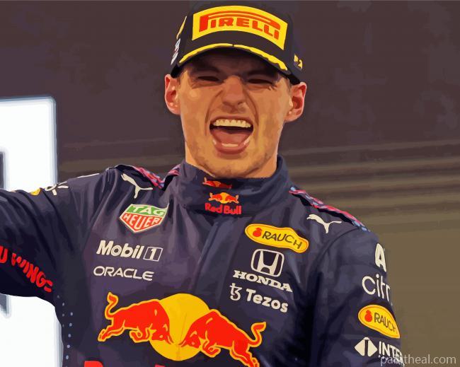 Max Verstappen Driver Painting By Numbers Kits