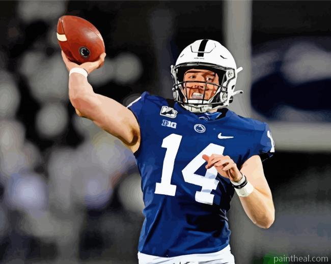 Penn State Nittany Lions Football Team Player Painting By Numbers Kits