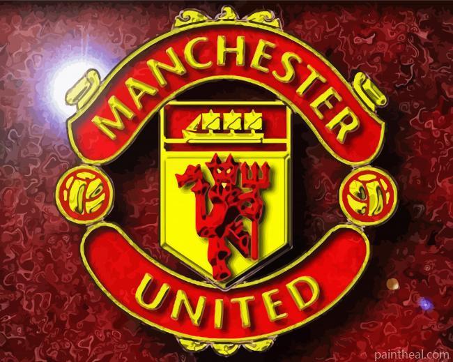 Manchester United Logo Painting By Numbers Kits