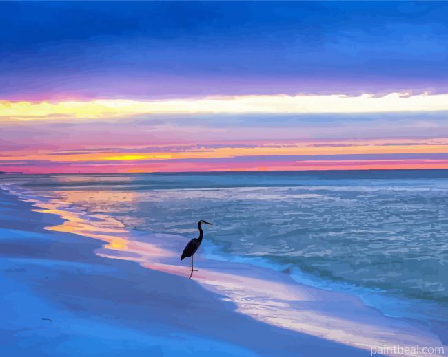 South Florida Beach Painting By Numbers Kits