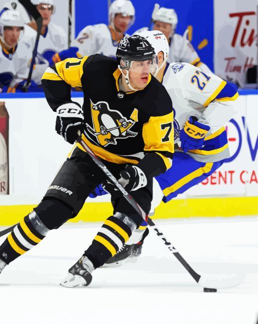 Evgeni Malkin In Match Painting By Numbers Kits