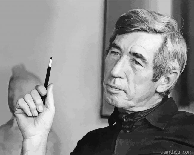 Black And White Herge Painting By Numbers Kits