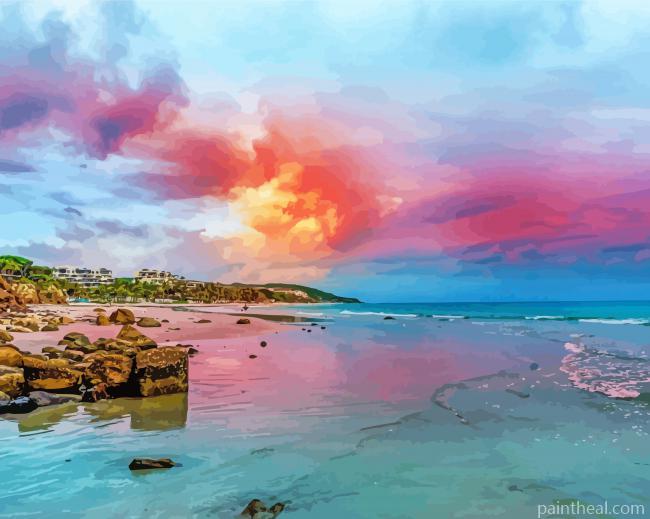 Playa Punta De Mita Puerto Vallarta Painting By Numbers Kits