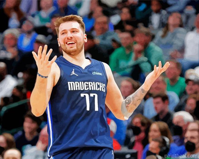 Dallas Mavericks Basketball Player Painting By Numbers Kits