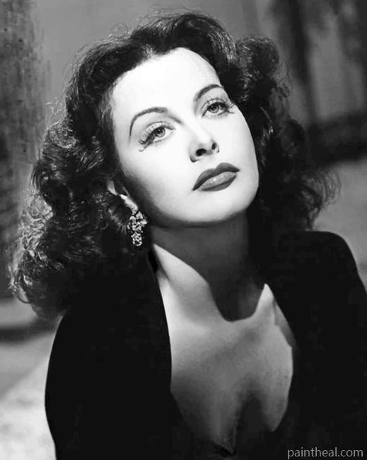 Hedy Lamarr Actors Painting By Numbers Kits