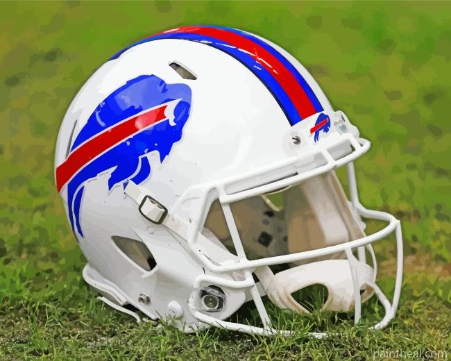Buffalo Bills Helmet Painting By Numbers Kits