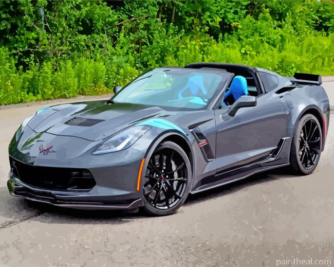 Chevrolet Corvette Grand Sport Painting By Numbers Kits