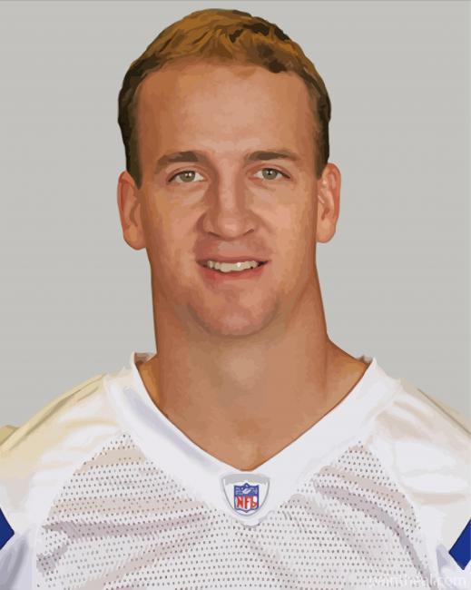 Peyton Manning Painting By Numbers Kits