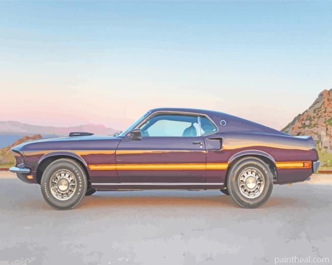 Classic Ford Mustang Painting By Numbers Kits