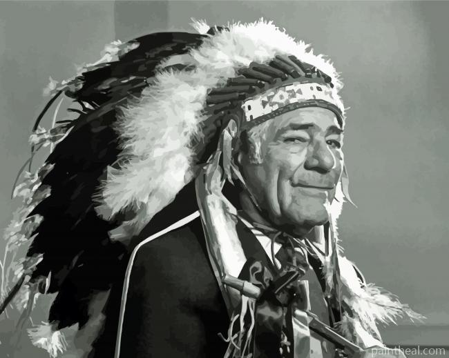 Monochrome Illiniwek Painting By Numbers Kits