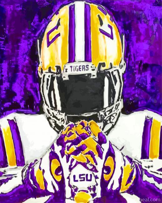 LSU Player Painting By Numbers Kits