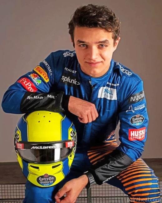Lando Norris Painting By Numbers Kits