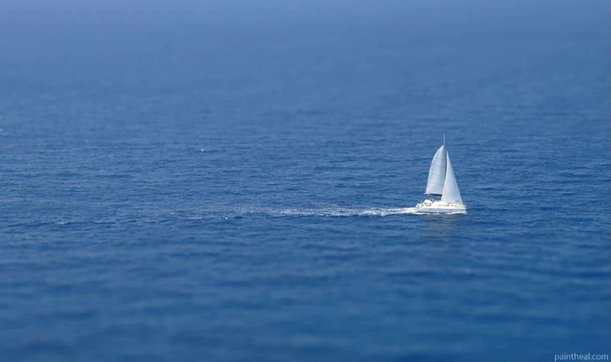 Sailboat In The Ocean Painting By Numbers Kits