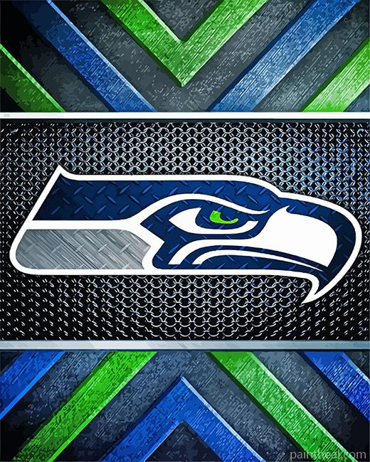 Seattle Seahawks American Football Team Logo Painting By Numbers Kits