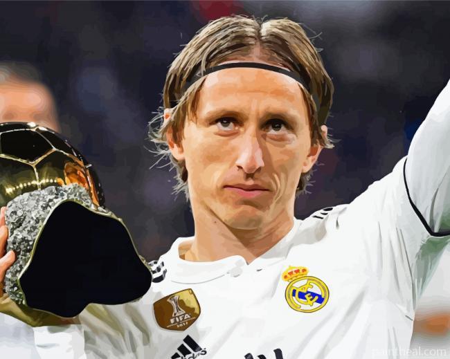 Luka Modric Painting By Numbers Kits