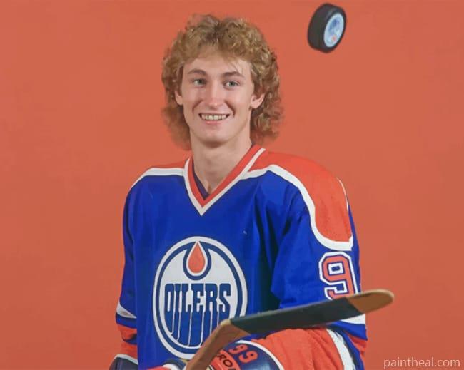 Wayne Gretzky Player Painting By Numbers Kits