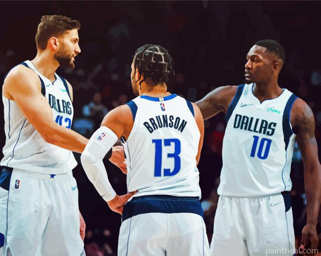 Dallas Mavericks Painting By Numbers Kits