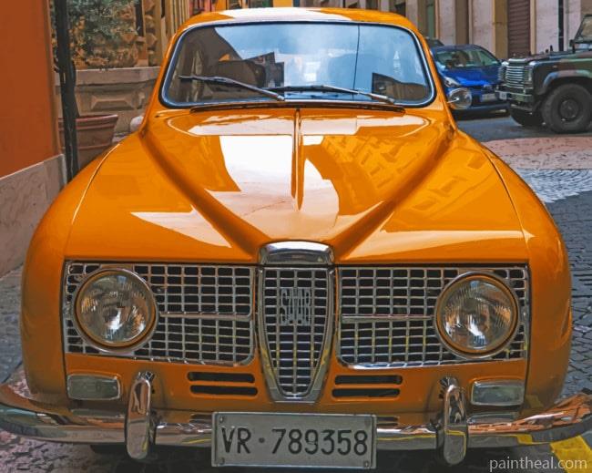Classic Saab 95 Car Painting By Numbers Kits