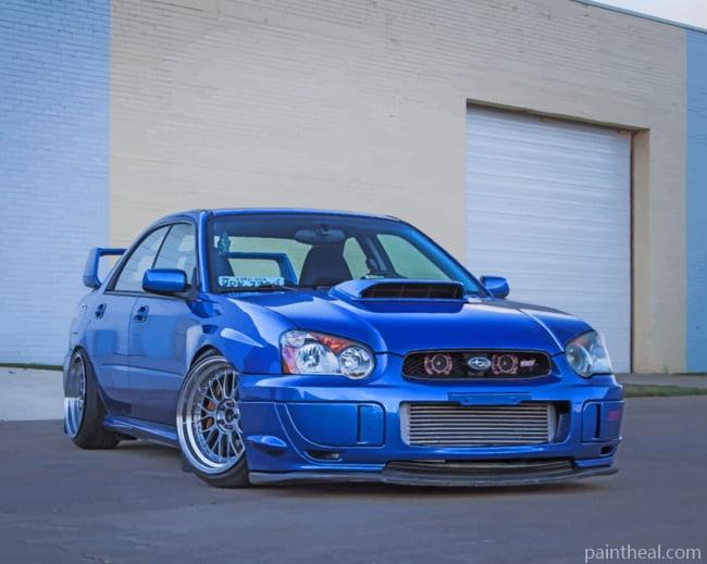 Subaru Impreza WRX Sti Painting By Numbers Kits