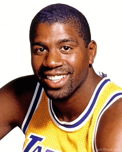 Magic Johnson Painting By Numbers Kits
