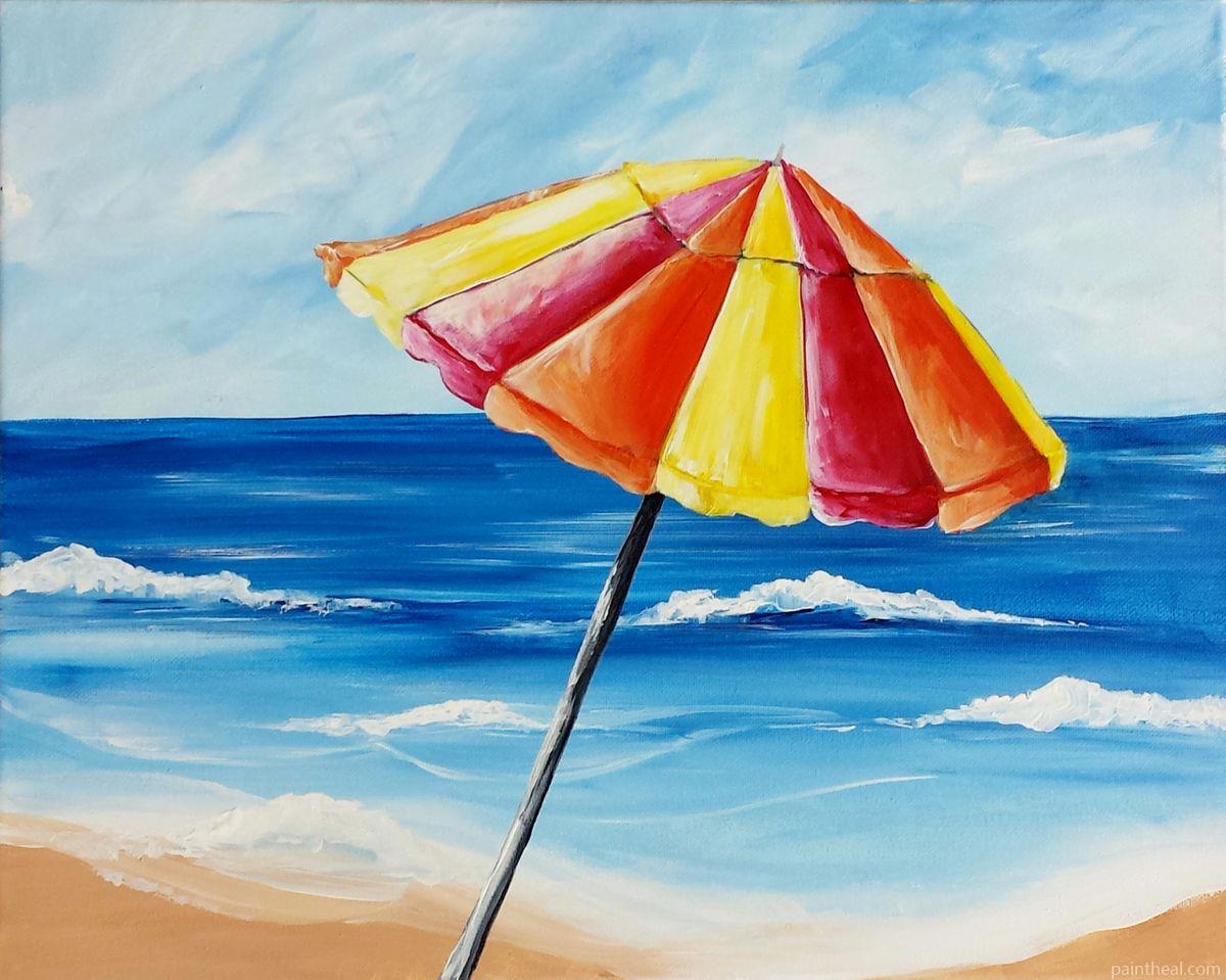 Beach Day Painting By Numbers Kits