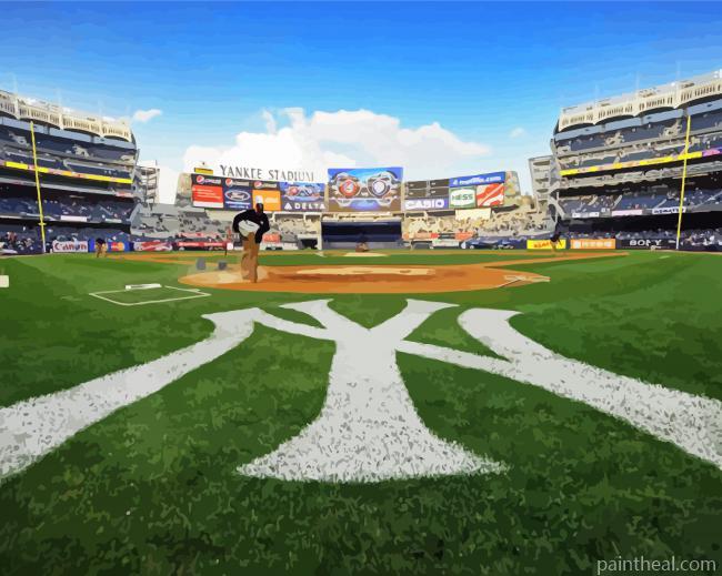 Yankee Stadium In New York Painting By Numbers Kits