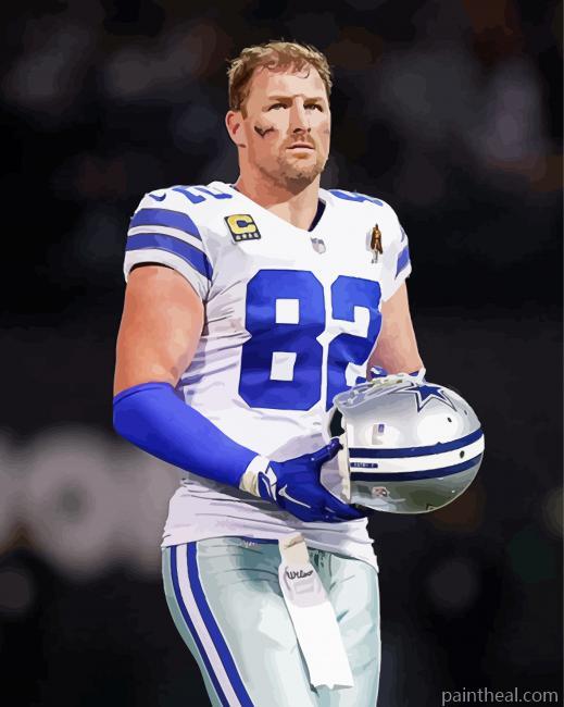 Jason Witten Footballer Painting By Numbers Kits