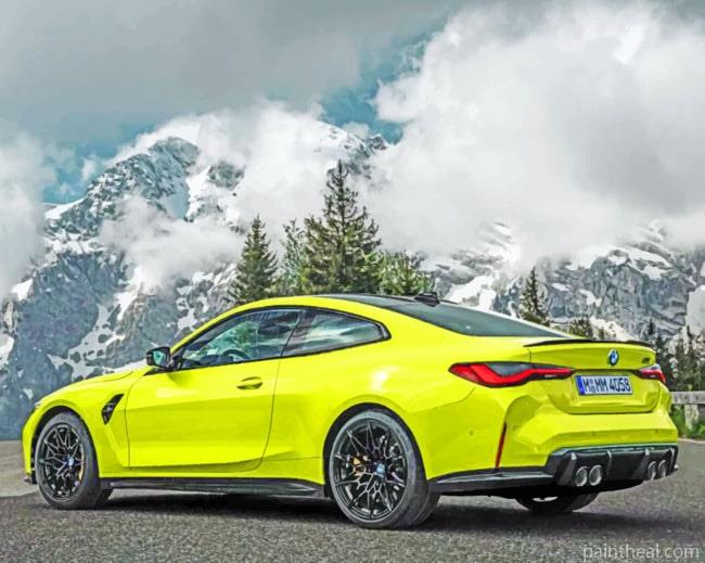 Green Bmw Painting By Numbers Kits