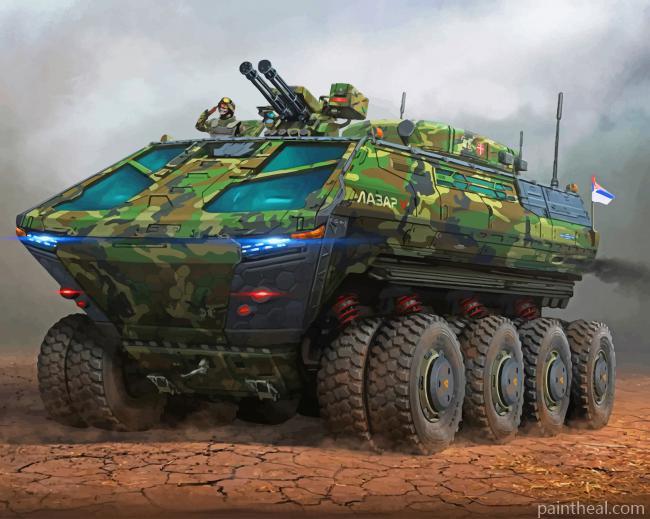 Military Lazar Painting By Numbers Kits