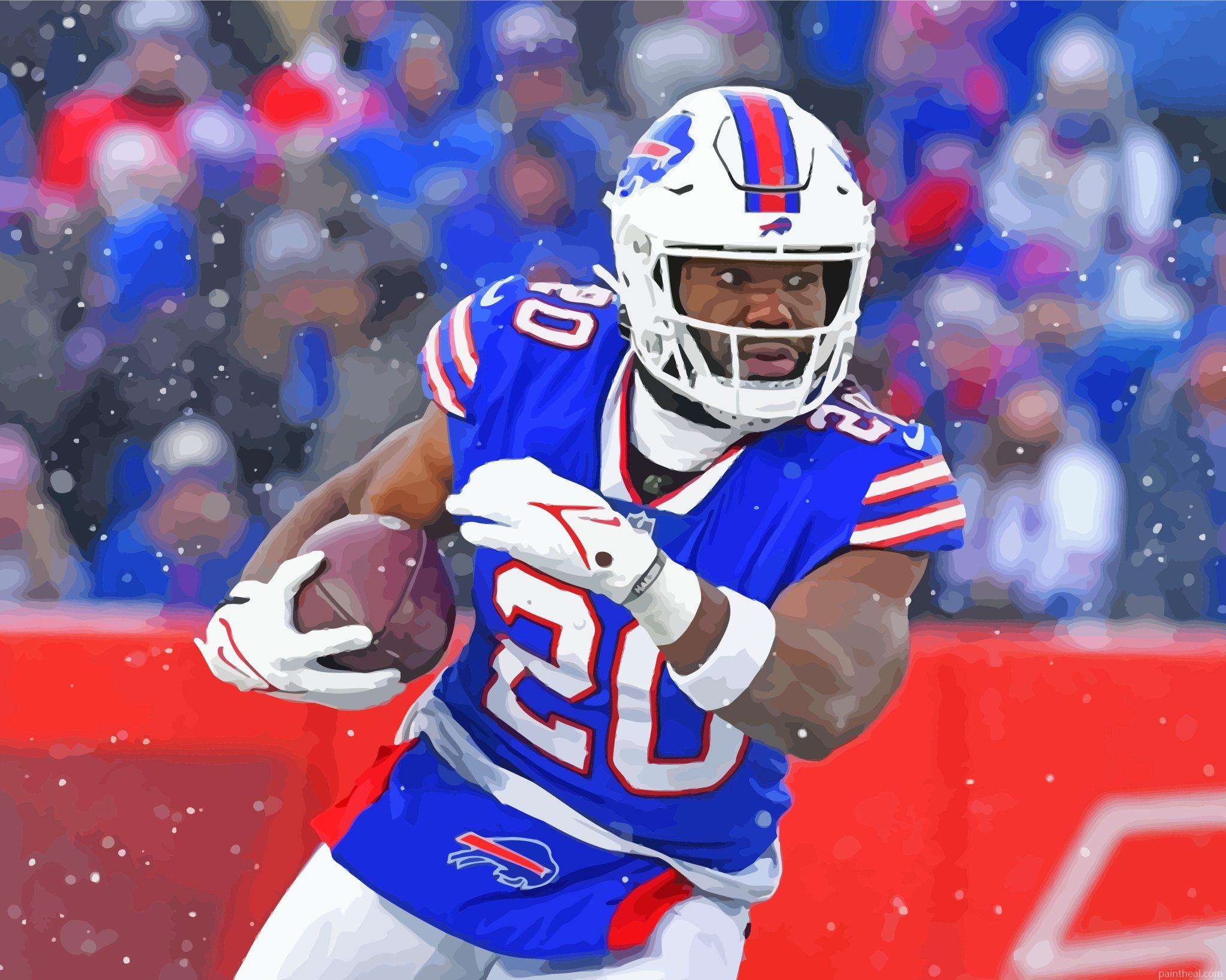 Buffalo Bills Player Sport Painting By Numbers Kits