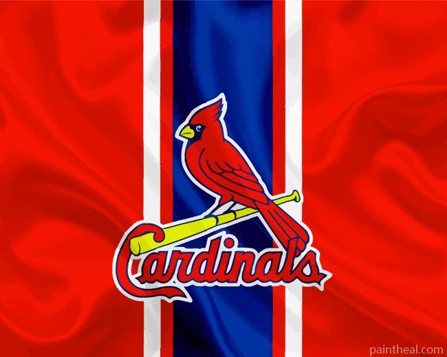 Baseball St Louis Cardinals Logo Painting By Numbers Kits