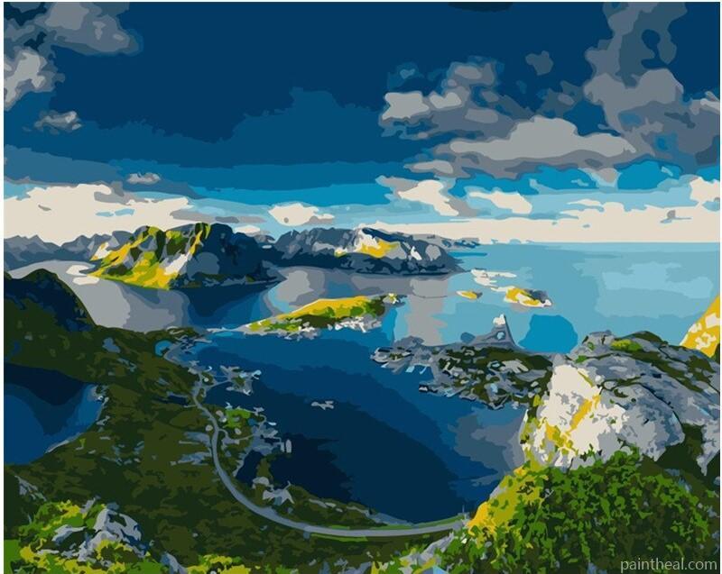 Coastal Ocean Painting By Numbers Kits