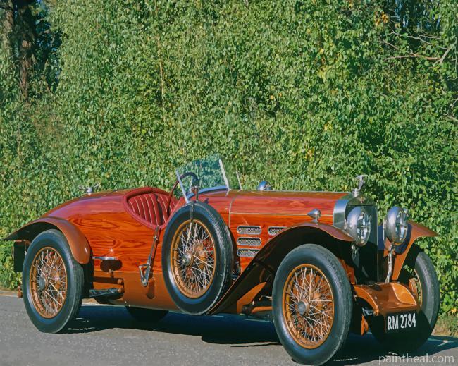 Vintage Hispano Suiza Painting By Numbers Kits