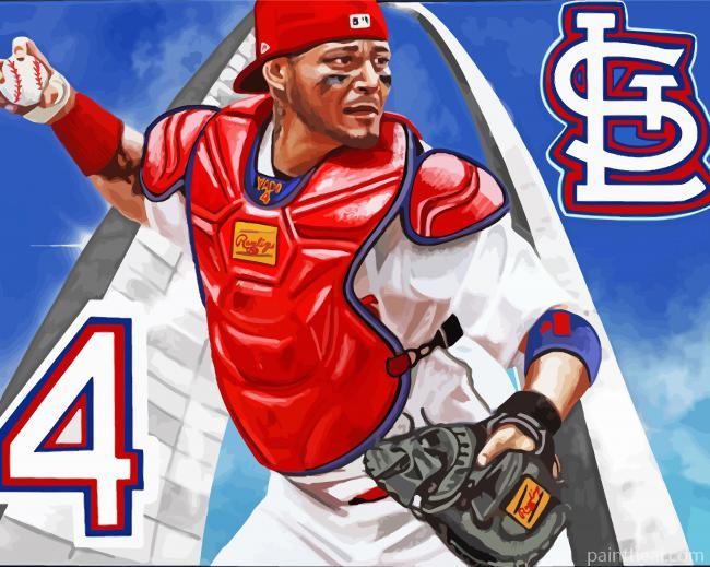 Yadier Molina Art Painting By Numbers Kits