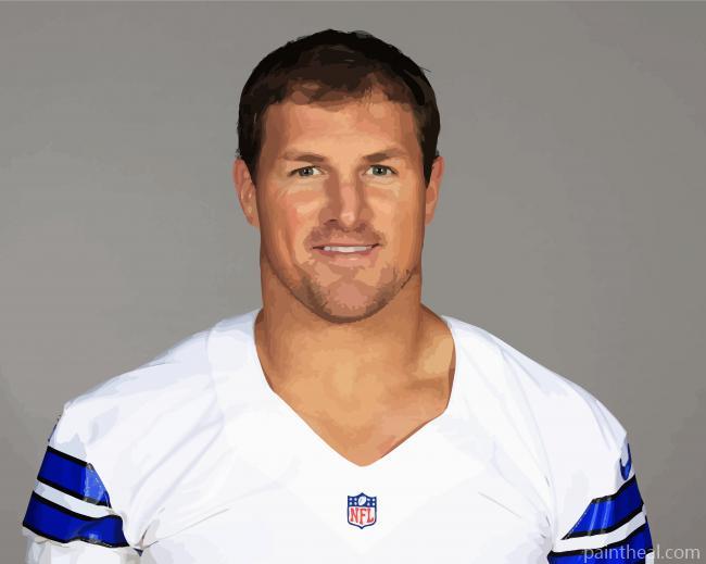 American Football Player Jason Witten Painting By Numbers Kits