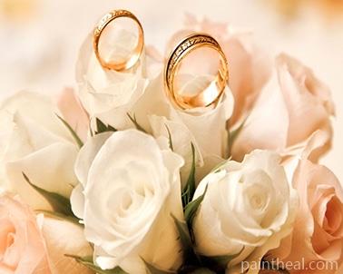 Roses And Wedding Rings Painting By Numbers Kits