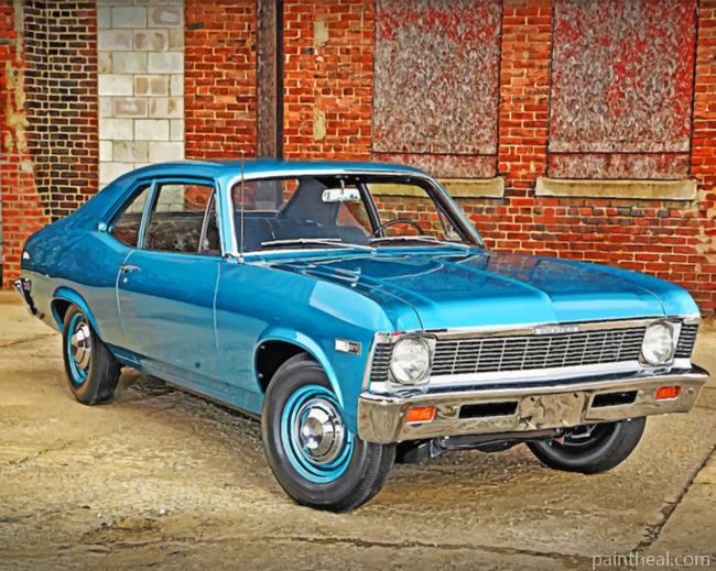 Chevrolet Nova Painting By Numbers Kits