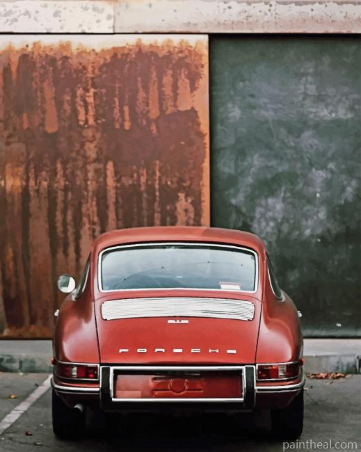 Vintage Porsche Painting By Numbers Kits