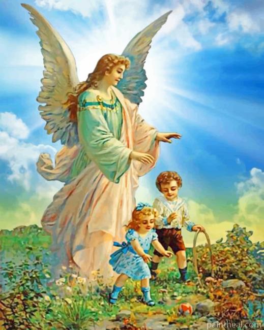 Guardian Angel Painting By Numbers Kits