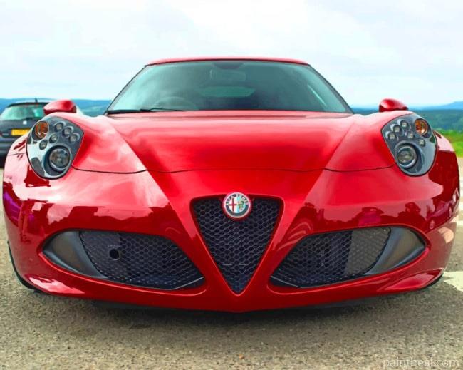 Alfa Romeo 8C Competizione Painting By Numbers Kits