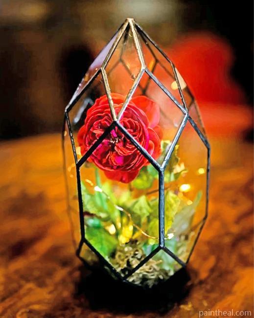 Enchanted Rose Painting By Numbers Kits