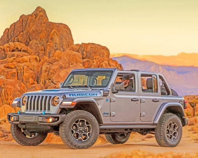 Jeep Wrangler Car Painting By Numbers Kits