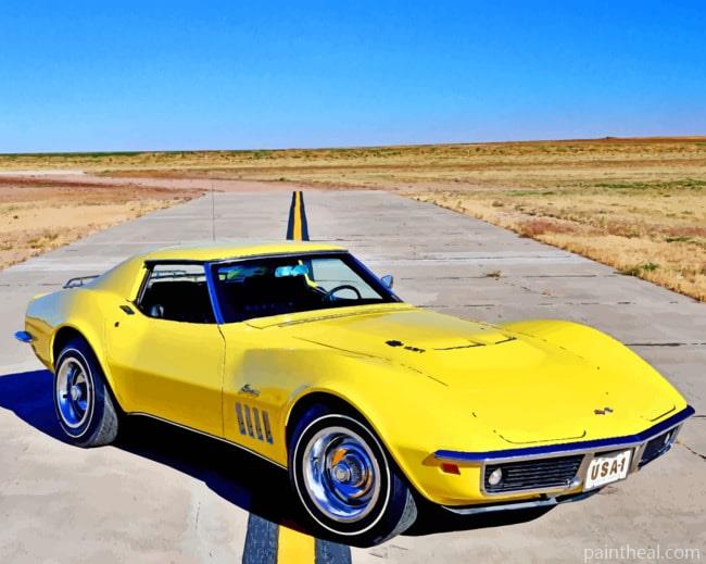 Chevrolet Corvette ZL1 Painting By Numbers Kits
