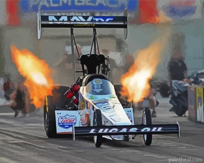 Drag Racing Top Fuel Painting By Numbers Kits
