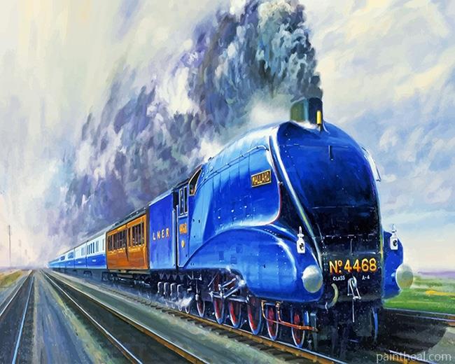 The Mallard Liner Train Painting By Numbers Kits