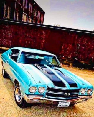 Old Muscle Car Painting By Numbers Kits