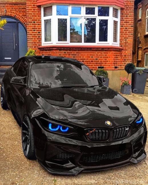 Black Bmw M2 Painting By Numbers Kits