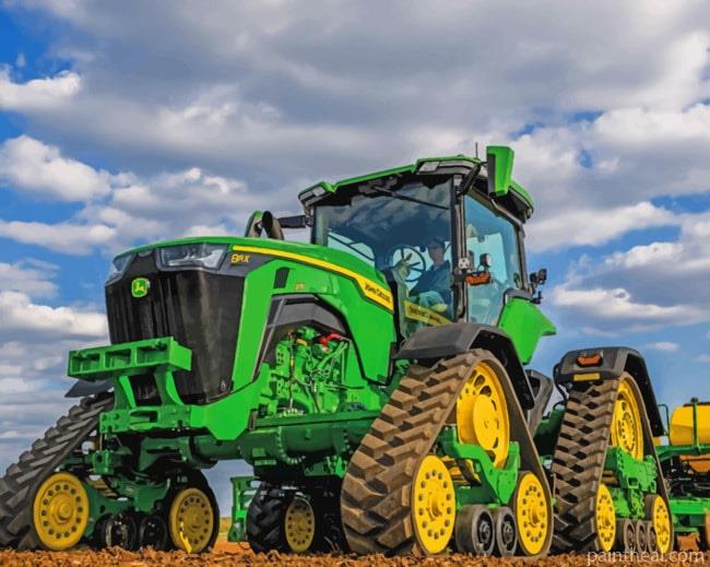 John Deere Green Tractor 8rx Painting By Numbers Kits